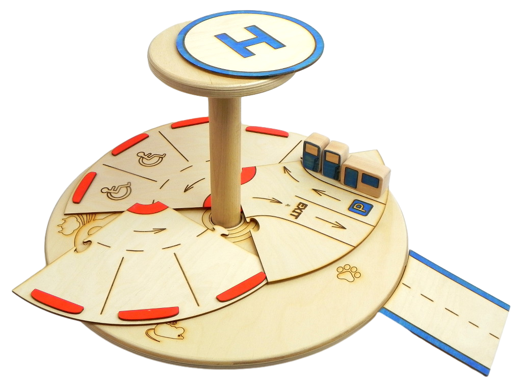 DOPLNĚK – Parkoviště a heliport